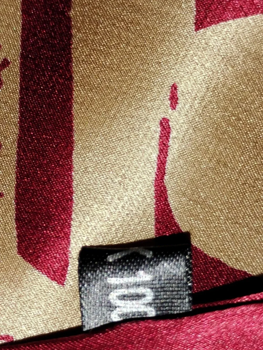 FRINGED SILK MEN'S SCARF NWOT